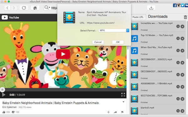 Download Learning Videos for Kids from YouTube on Mac