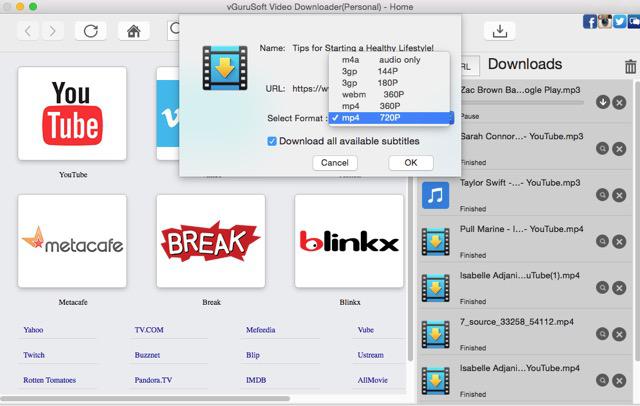 Download URL to Video on Mac